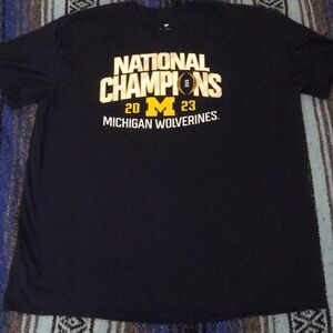 University of Michigan 2023 NCAA Football Champions Tee Shirt
